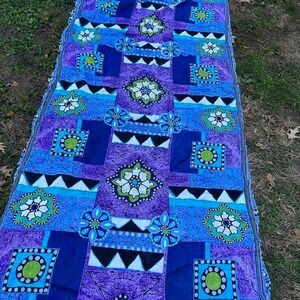 Whimsy‎ blue jantzen scarf